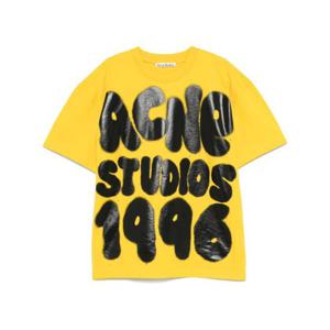 아크네 스튜디오 반팔 티셔츠 CL0333 MUYEL YELLOW