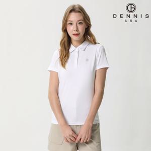 데니스골프 여성 스포티 쿨 카라 반팔티_NAQMLTS073