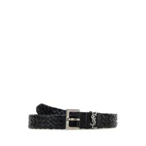 생로랑 벨트 777315AAC78 1000 Black