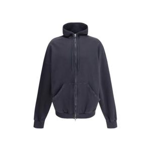 발렌시아가 후드 티셔츠 826162TSVF8 8433 BLACK
