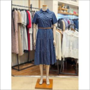 BCBG 세이브존02 데님 롱 원피스 B5B3O603