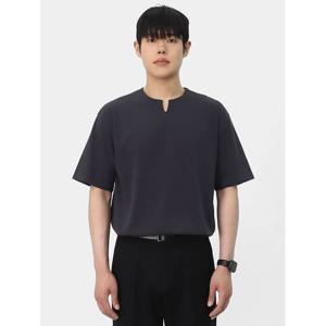 [빌리버스] 남성 브이 트임넥 티셔츠 베이직 반팔티 BBN167
