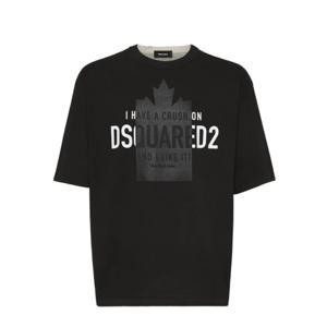 디스퀘어드2 반팔 티셔츠 S74GD1405S24583 900 Black
