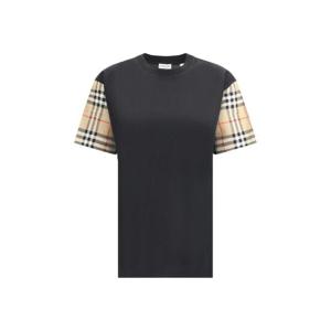 BURBERRY 체크아카이브 슬리브 티셔츠 8073028_A1189