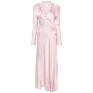 25 SS 포르테포르테 랩 실크 맥시 드레스 13305MYDRESS TP432153671