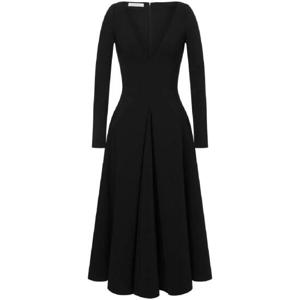 25 FW 필로소피디로렌조 세라피니 V넥 A라인 드레스 AEF242G04275721 TP432157743