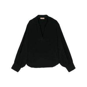 25 SS Blanca Vita 긴소매 크레이프 블라우스 BENJAMIN7504 TP432304905