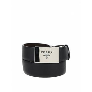 [PRADA] 남성 벨트 사피아노 레더 2CM228053F00XF 블랙 /8