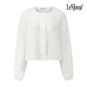 르샵  심플 라운드 블라우스 (BP5BL031A)
