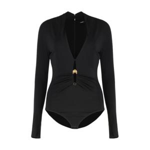 베르사체 바디수트 티셔츠 10210181A14475 1B000 Black