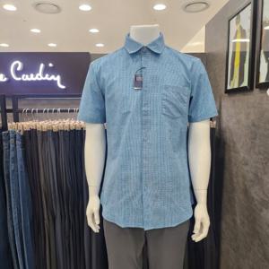 [피에르가르뎅]변형 투톤조직 노멀핏 셔츠WS2601-33