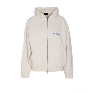 발렌시아가 후드 티셔츠 803264 TSVP18016 White