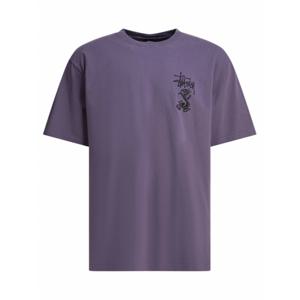 [STUSSY] 남성 더블 DRAGON PIG 다이드 티셔츠 1905113 0425 GRAPE Purple /3