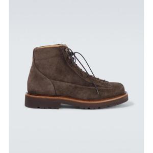 Brunello Cucinelli 스웨이드 앵클 부츠 P01056145