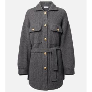 Brunello Cucinelli 울 캐시미어 실크 카디건 P01083495