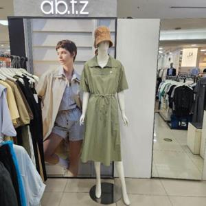 Ab.f.z DP01 하프집업쭈리바스락원피스 AFZ3HO03