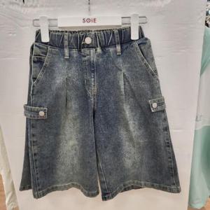 소이 HC22 6.5부 카고 버뮤다 블루진 25F0286