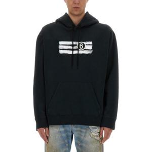 MM6 메종마르지엘라 후드 티셔츠 SH2GU0020 M25004900 BLACK