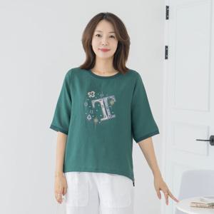 엄마옷 마담4060 인견보석티셔츠 여름반팔티 -ZTE2506010-