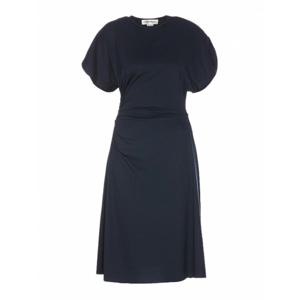 [VICTORIA BECKHAM] 여성 니 Length blue 러치드 원피스 DR005611A3256 Blue /8