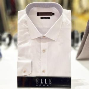 엘르옴므 EALPS74321 화이트 면100셔츠
