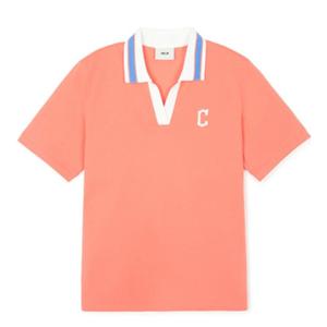 MLB W 오픈카라 배색 슬림핏 카라티셔츠 A5 3FPQB0343 45COD 50BKS 50IVS