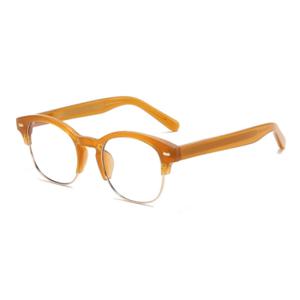 [루킹포유]더클래식 F20269 하금테 뿔테안경 C5 ORANGE
