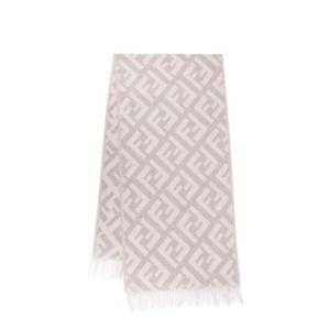 Fendi 로고 자카드 프린지 엣지 스카프 FXT260A8RS F0QG1 TP942105477