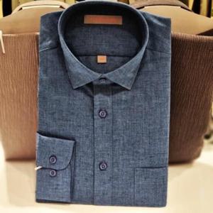[엘르옴므]EBDMR01140_LINEN BLEND긴팔셔츠