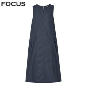 [포커스]포커스 사이드 카고 포켓 바스락 원피스_VF5M1OP3581