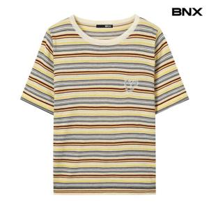 [BNX]단가라 하트 자수 니트 (BX2KP017L0)