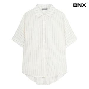 [BNX]루즈핏 소매 롤업 셔츠 (BX2BL021L0)