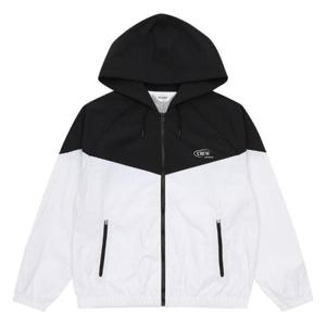 에꼴리에 sh06 유니 모노 배색 후드 점퍼9 24b01049