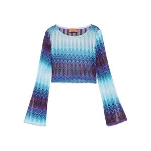 미소니 반팔 티셔츠 MS25SK0EBR012U S6152 MULTI BLUE