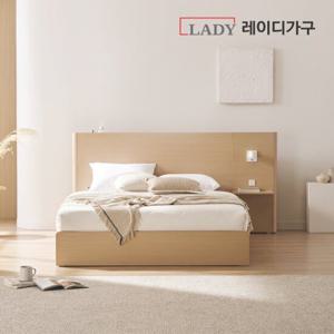 레이디가구 머무름 호텔 수납 침대 Q + 패널 1EA + 필로우탑 50T
