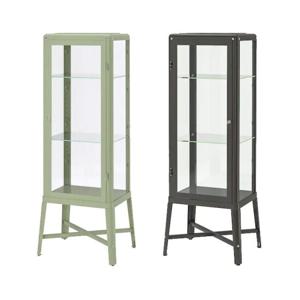 이케아 FABRIKOR 파브리셰르 유리도어수납장 57x150/유리장식장