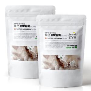 늘해찬 찬물에도 잘 우러나는 볶은 호박팥차 삼각티백 100티백