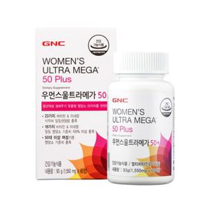 [지앤씨][GNC] 우먼스울트라메가 50+ (1,550mg x 60정 / 1개월분