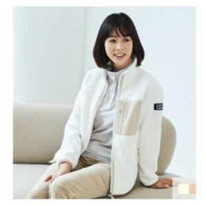 [콜핑]LD18 여성 부클 본딩 뽀글이 집업 후리스자켓 KSJ6779W /
