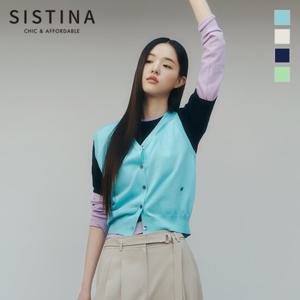 [SISTINA] 인기 투웨이 브이넥 니트 베스트_ASKVTO11010