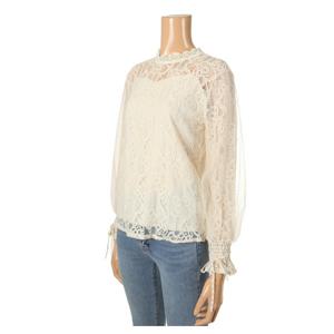[시에로]러플 소매 포인트 레이스 블라우스 SG2SHF030