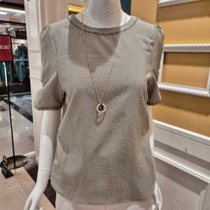 [BCBG] 비씨비지 여름24 빔바체크 블라우스 B4B5B441