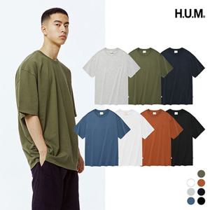 [HUM]유니) 스몰 로고 티셔츠 (LHQMCTA411M)