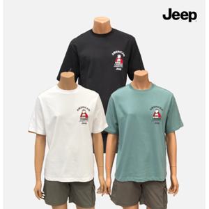 지프 [Jeep] 2024 S S (공용) JP2TSU204 루즈핏 곰와펜 맨투맨 티셔츠