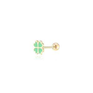 [GB] 네잎클로버 10K GOLD 피어싱 LPTO4006T