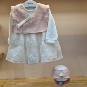 [아가방]로빈한복바디수트세트(모자)  01R027952