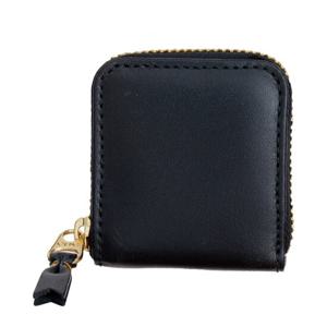 꼼데가르송 지퍼 클로저 가죽 동전 지갑 LSA4100BLACK Black