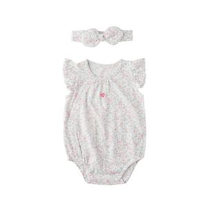M밍크뮤D 25SS (WH)버드플라워SET바디슈트 실내복 (3537004005)