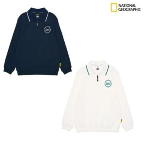 내셔널지오그래픽키즈  (K251USW040) 신학기 카라 반집업 긴팔 티셔츠