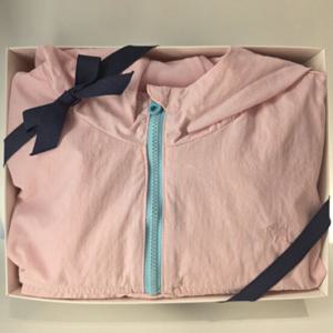 [블루독8-키즈] 25SS 핑크 나일론아노락원피스 여아치마 후드 바람막이 두돌선물 초등학생 2513540050